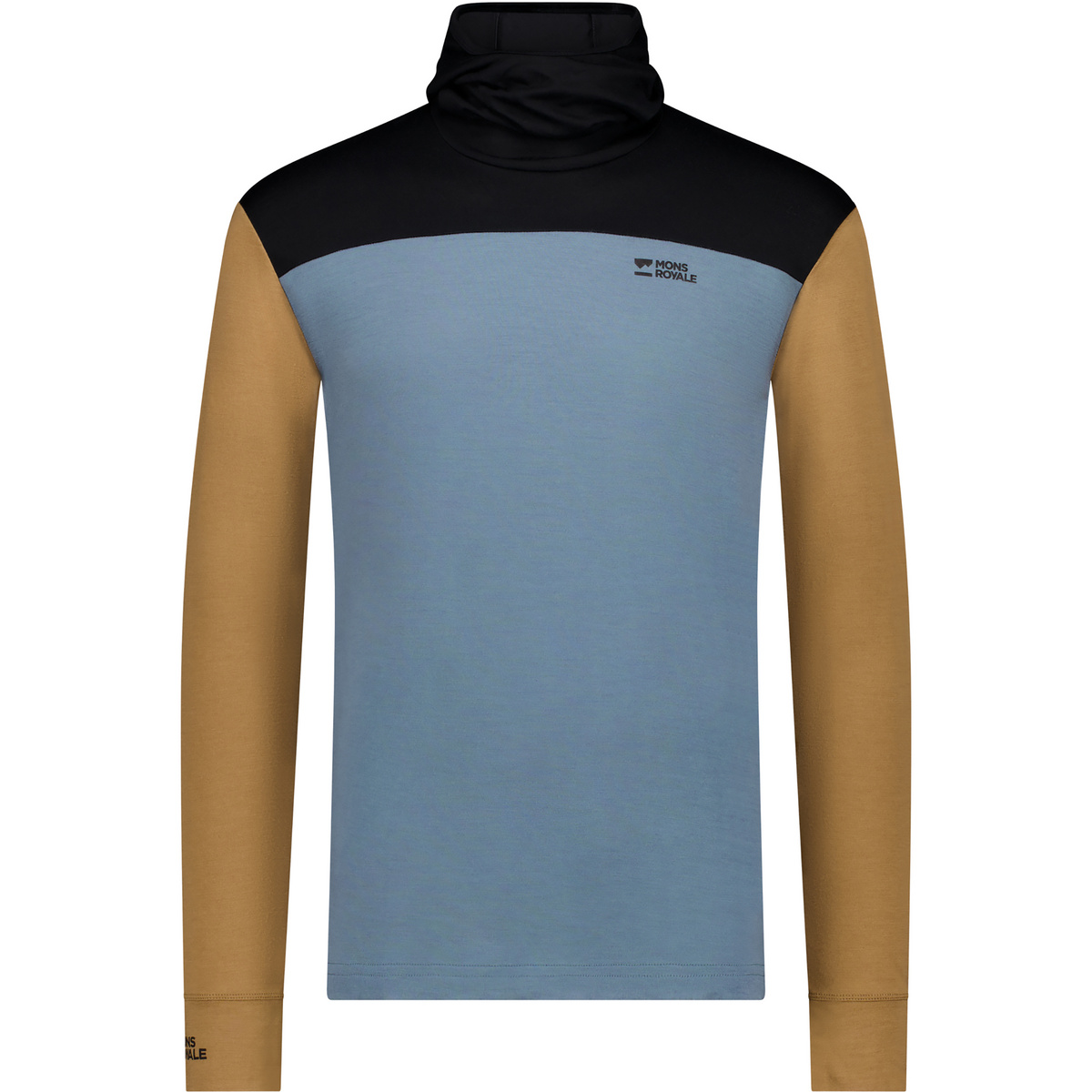 Image of Mons Royale Uomo Maglia a manica lunga Yotei Merino Powder Hood