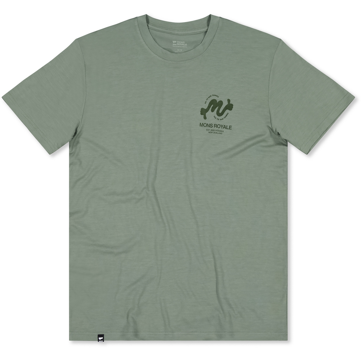 Image of Mons Royale Uomo Maglietta Icon Merino Classic