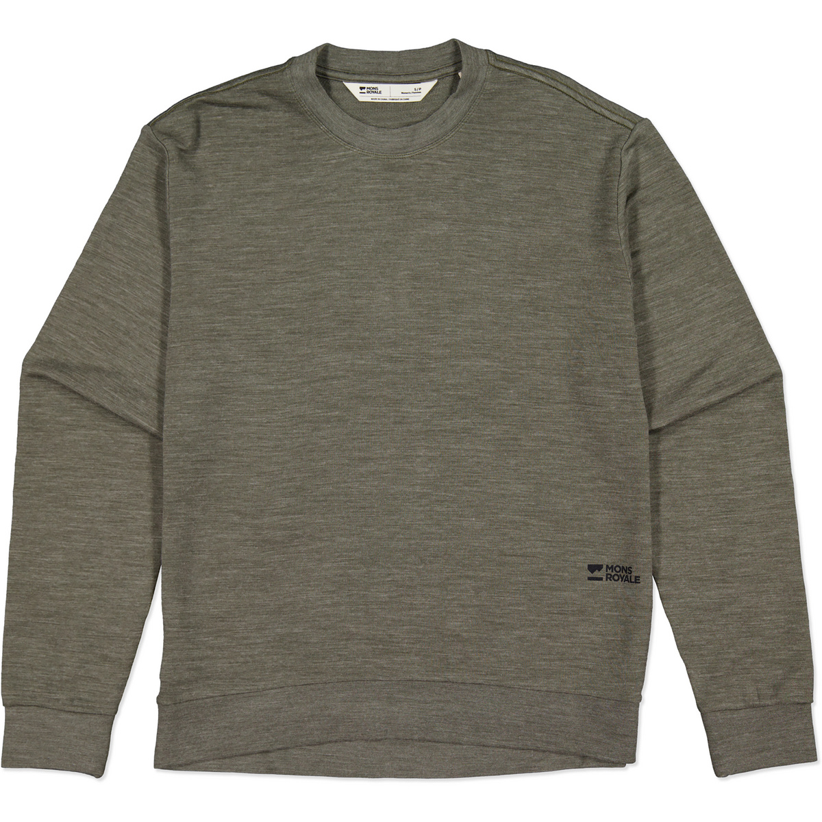 Image of Mons Royale Damen Horizon Merino Crew Longsleeve