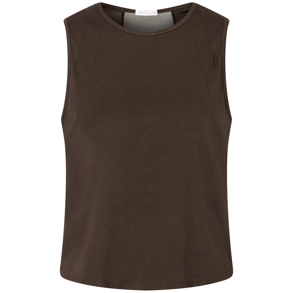 Image of Mandala Donna Canotta Cropped Tank