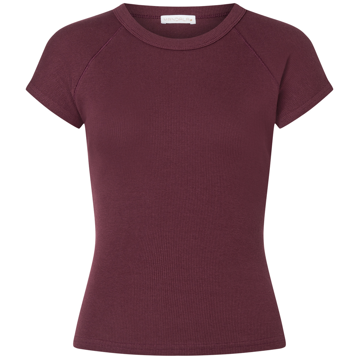 Image of Mandala Donna Maglietta Slim Fit Ribbed