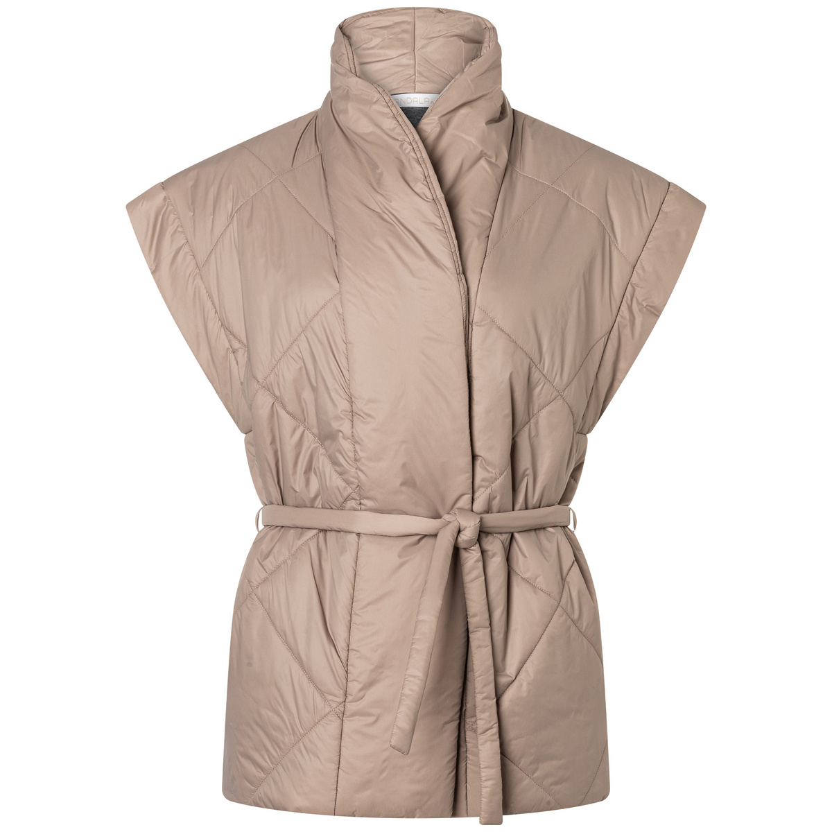 Mandala Damen Snuggle Up Weste (Größe S, beige)