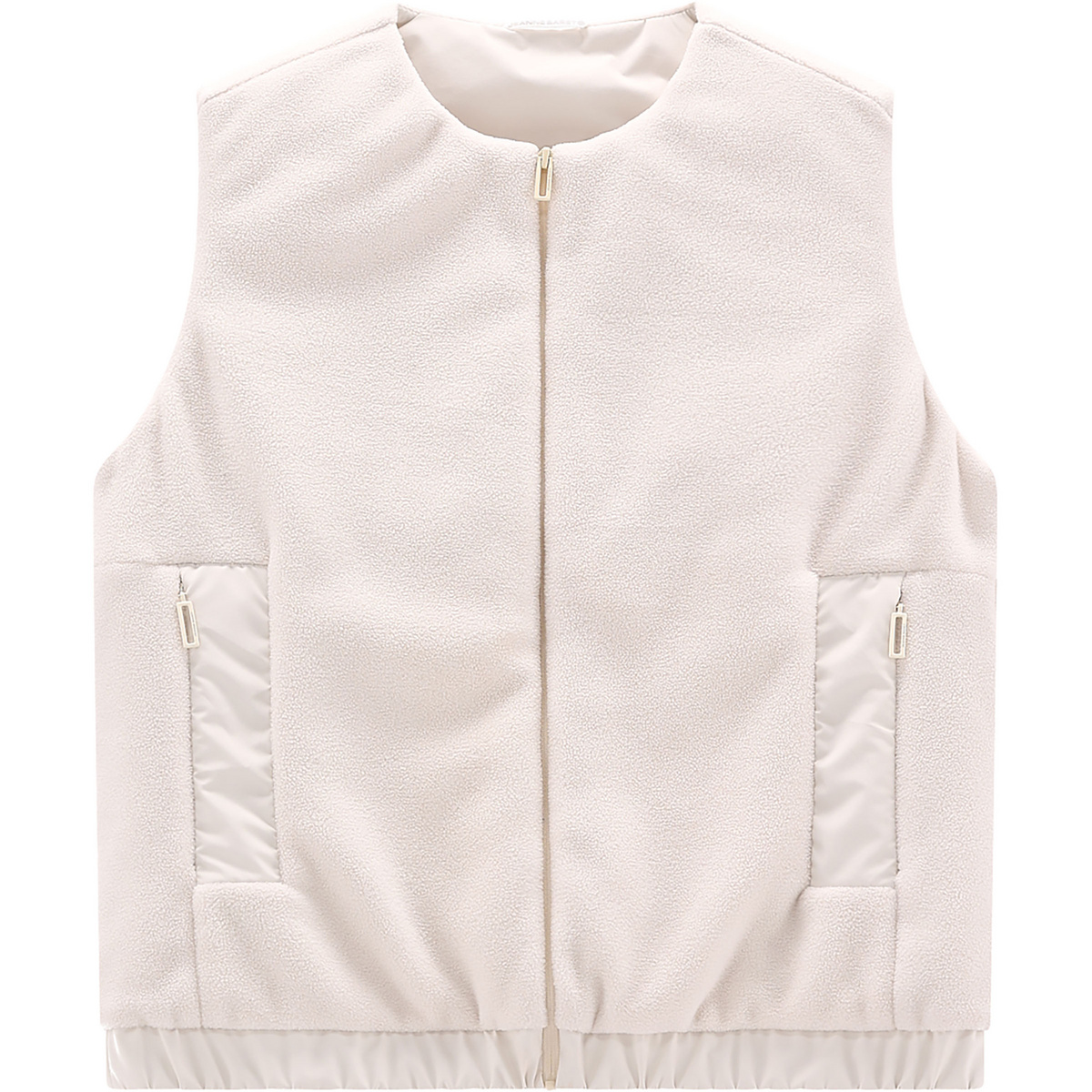 Jeanne Baret Donna Gilet Rochefort Cargo (Taglia S, Bianco)