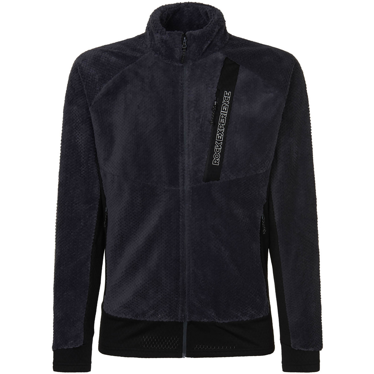 Image of Rock Experience Herren Blizzard Tech Mock Fleece Jacke