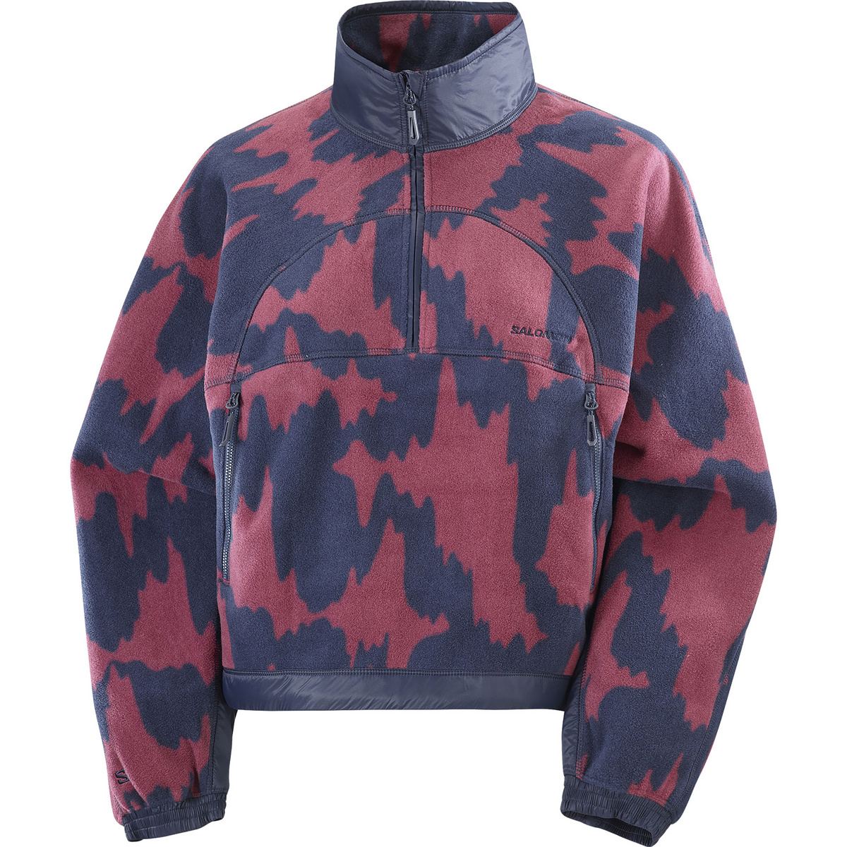 Image of Salomon Damen Chroma Fleece Crop Pullover