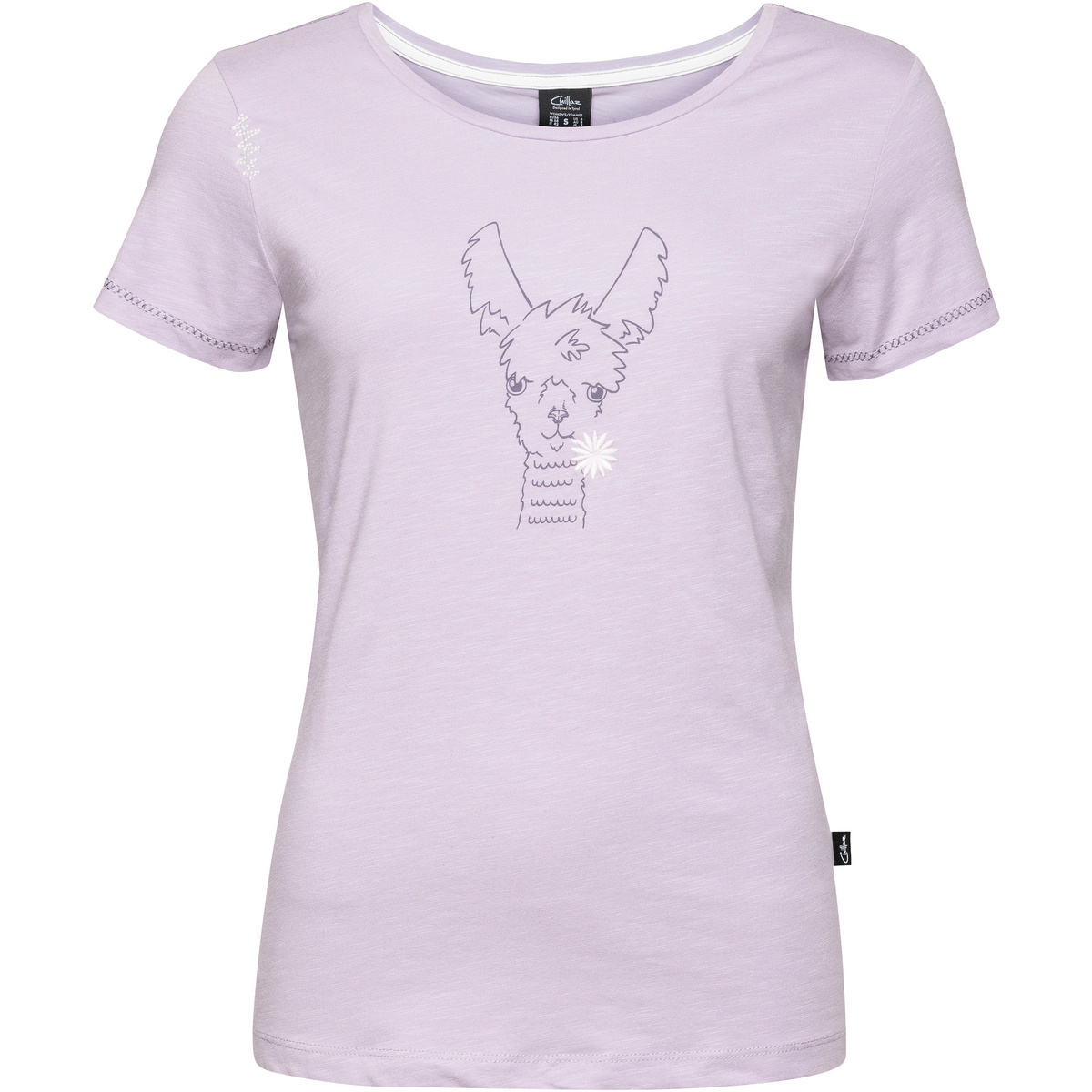 Chillaz Damen Gandia Happy Alpaca T-Shirt (Größe M, lila)