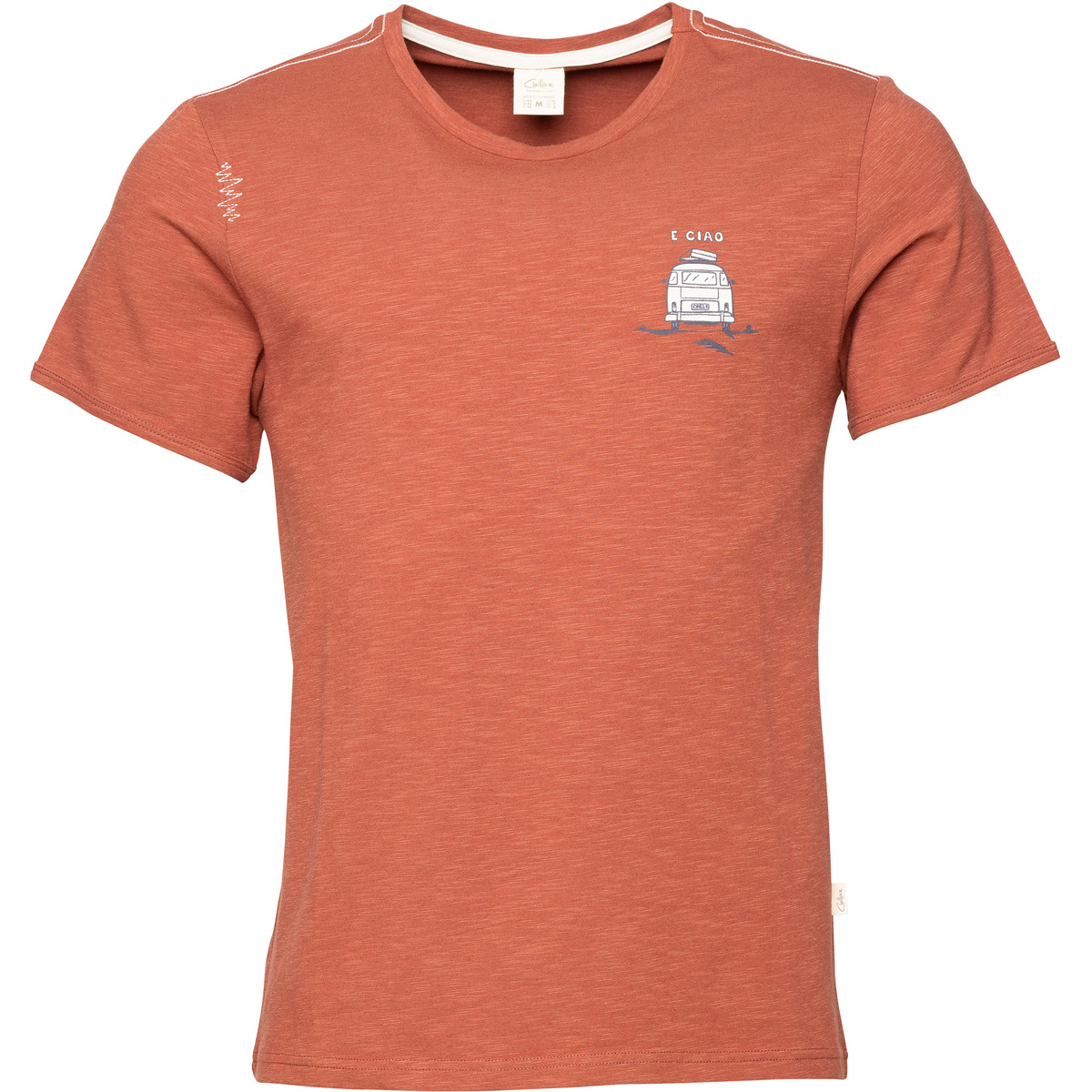 Chillaz Homme T-shirt E Ciao (taille S, Rouge)