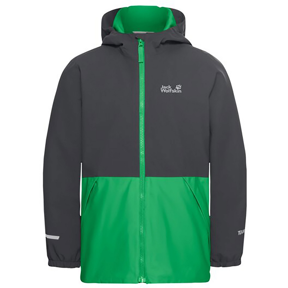 Jack Wolfskin Kinder Snow Days Jacke (Größe 128, gruen)