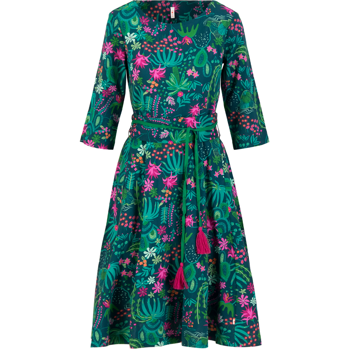 Blutsgeschwister Donna Vestito Kisses Sweeter Than Wine (Taglia S, Verde)