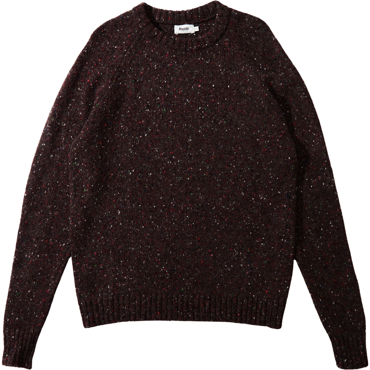 Image of Brava Fabrics Uomo Pullover Wool Raglan