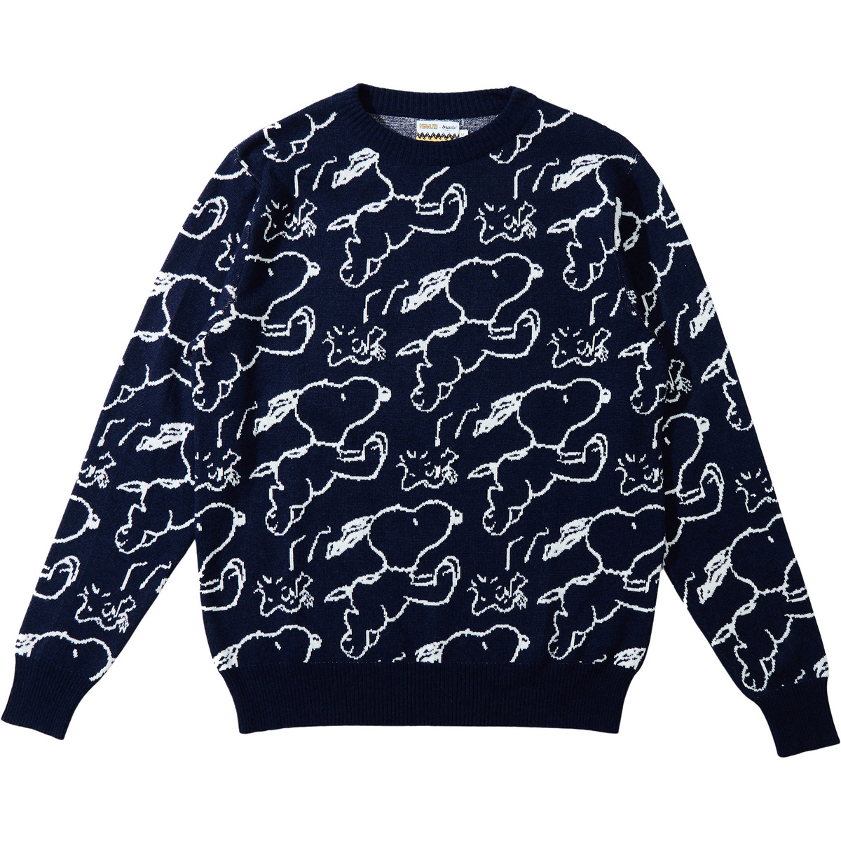 Image of Brava Fabrics Uomo Pullover Peanuts Jacquard