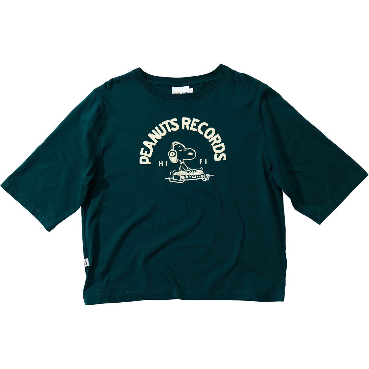 Image of Brava Fabrics Donna Maglietta Peanuts Records Squared