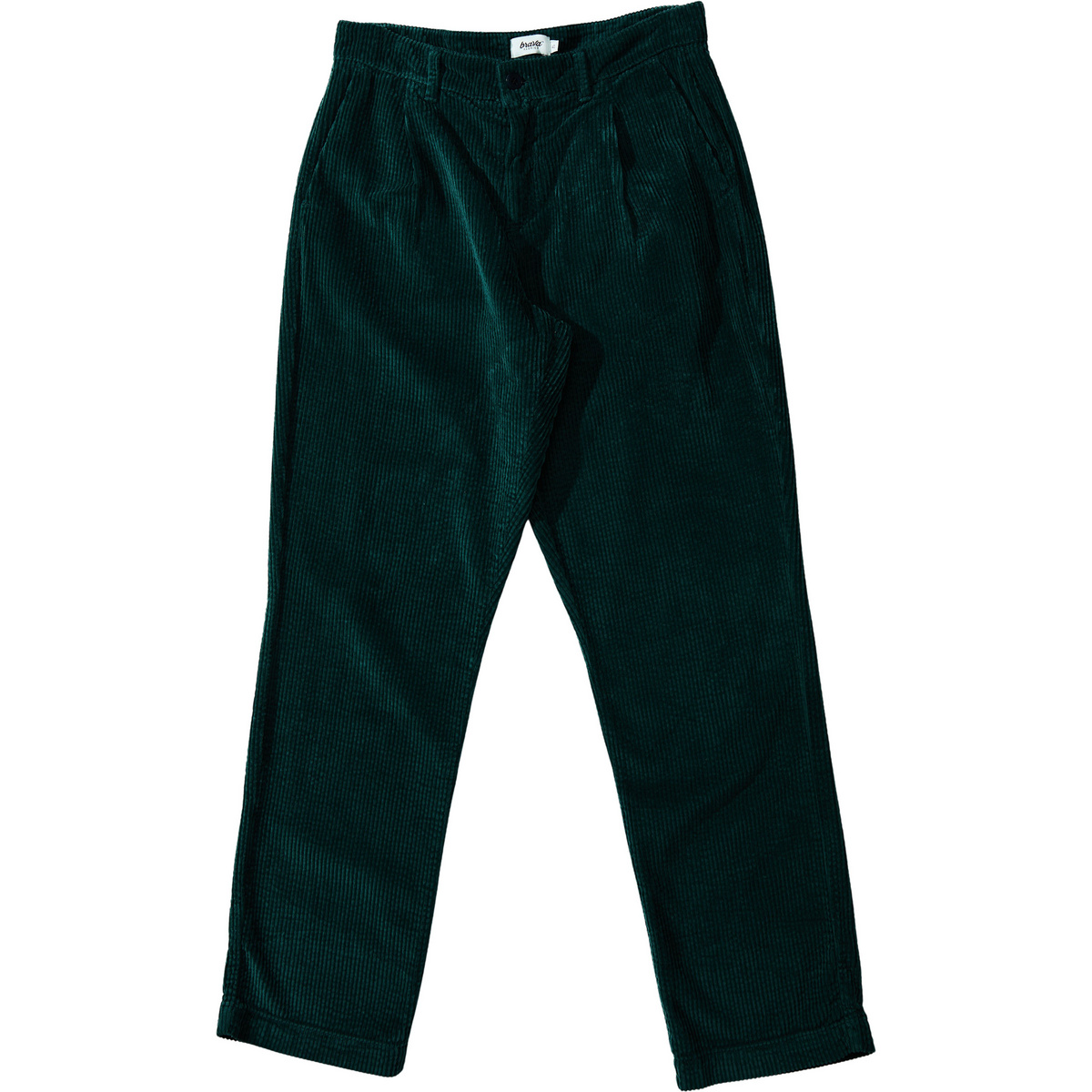 Image of Brava Fabrics Uomo Pantaloni Corduroy Pleated Chino