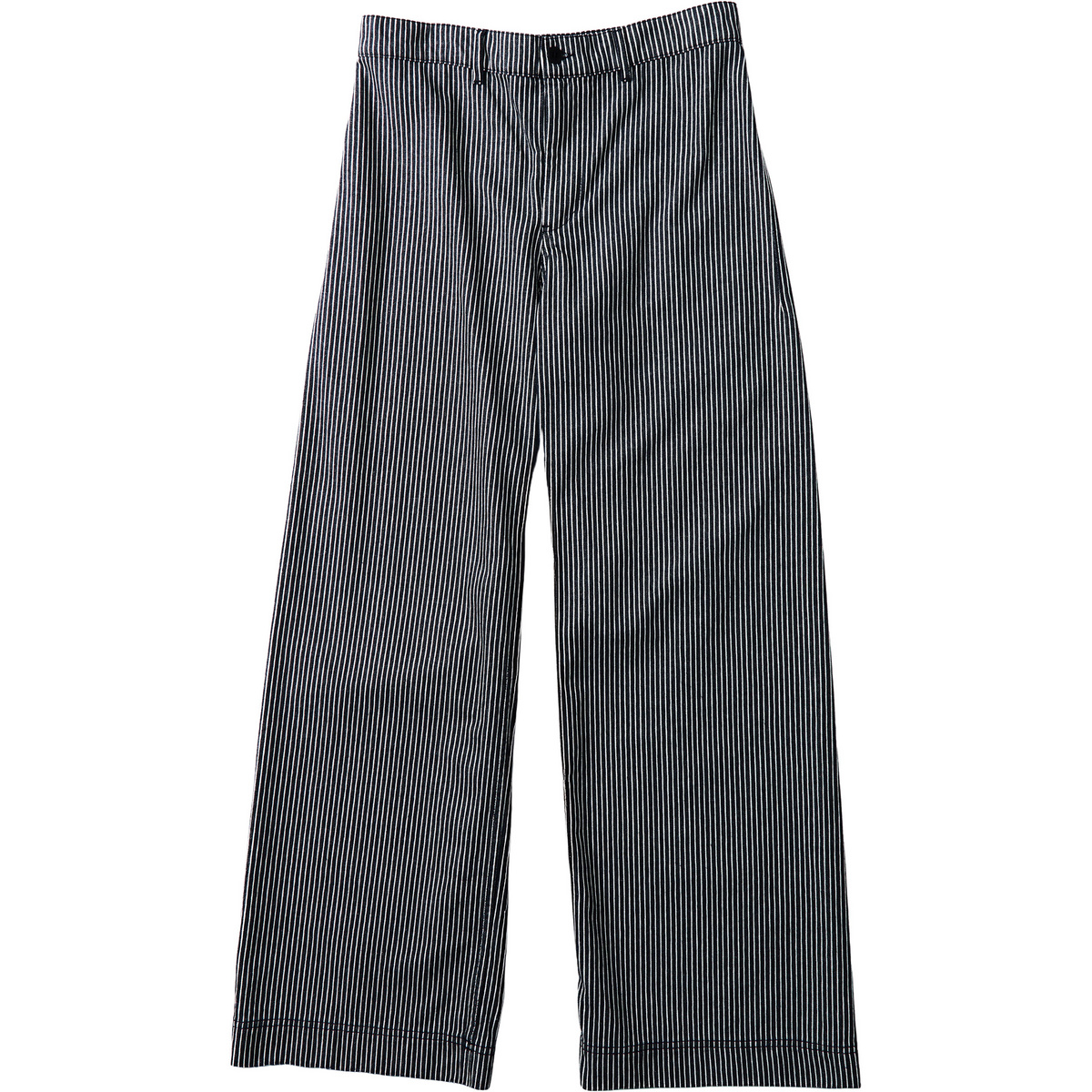 Brava Fabrics Femme Pantalon Denim Stripes Straight Leg (taille XL, Bleu)