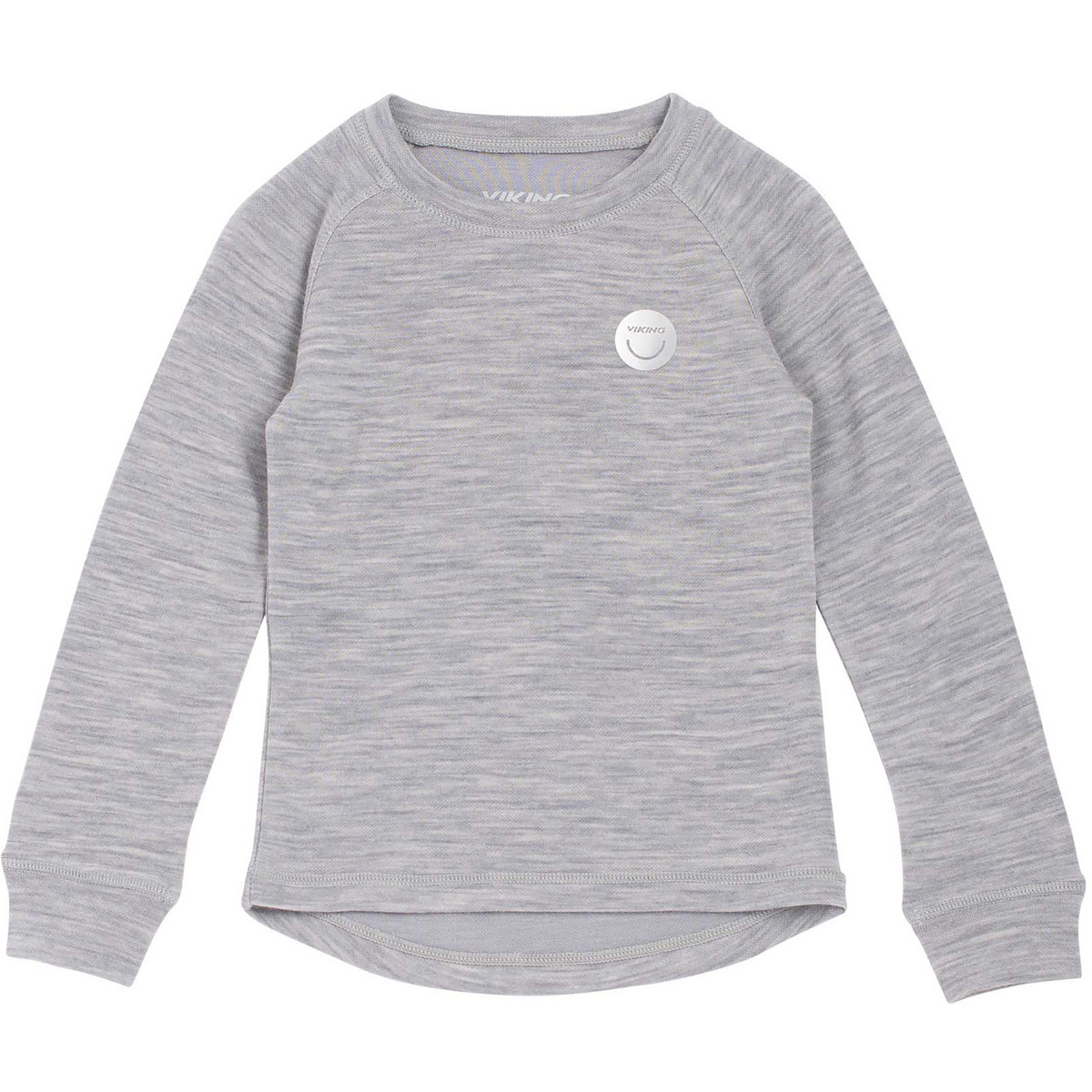 Viking Enfants T-shirt long Soft Baselayer Merino (taille 116, Gris)