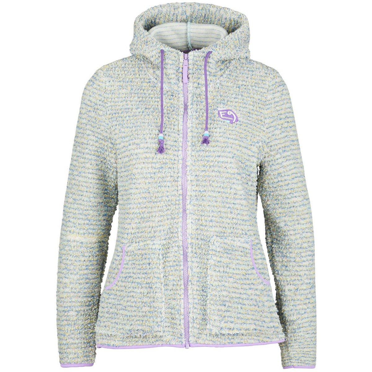 E9 Damen Rosy Jacke (Größe L, grau)