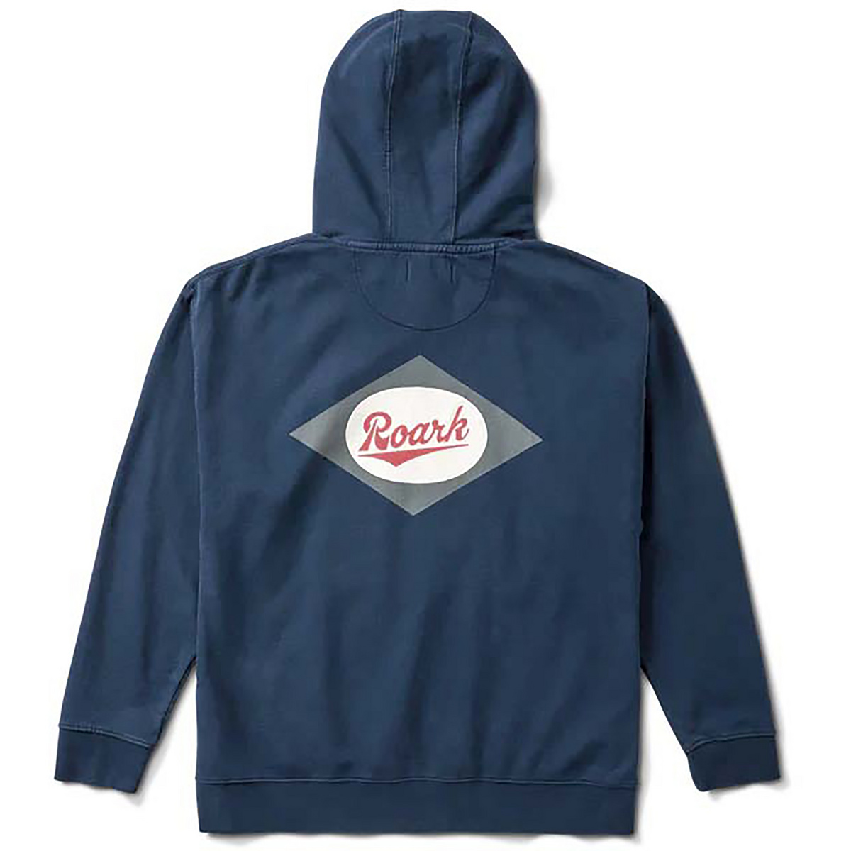 Roark Uomo Felpa con cappuccio Diamond Script (Taglia S, Blu)