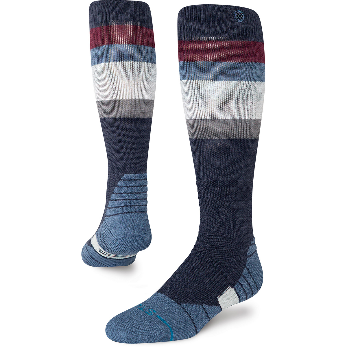 Image of Stance Calzini Maliboo Mid Wool Snow