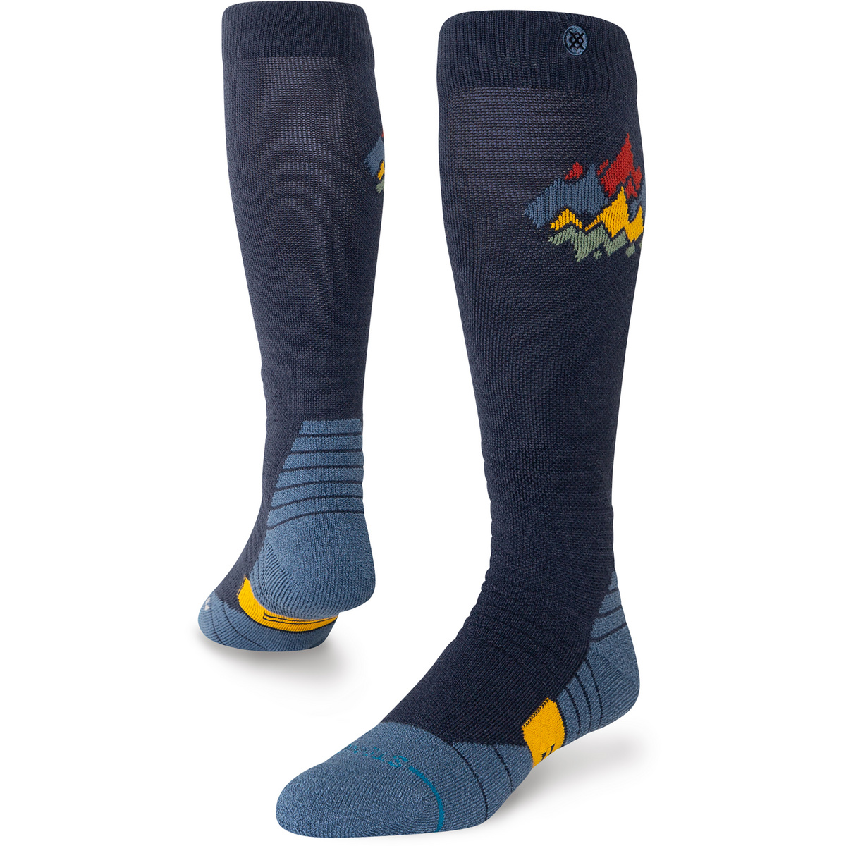 Image of Stance Calzini Peaks Mid Wool Snow