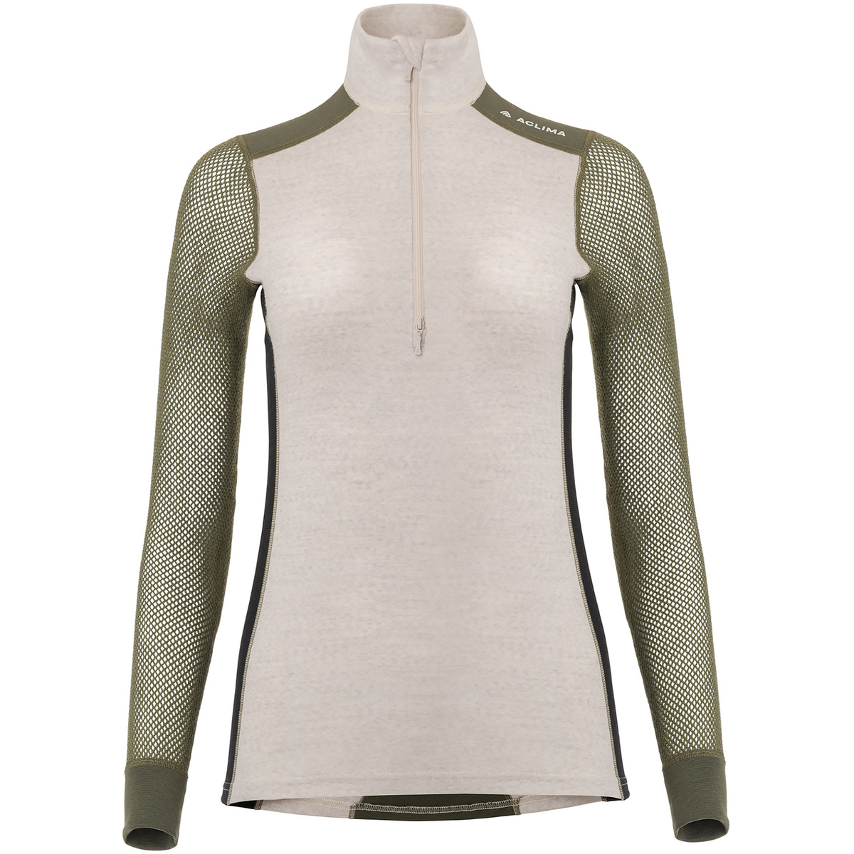 Image of Aclima Donna Maglia a manica lunga WoolNet Hybrid Mock