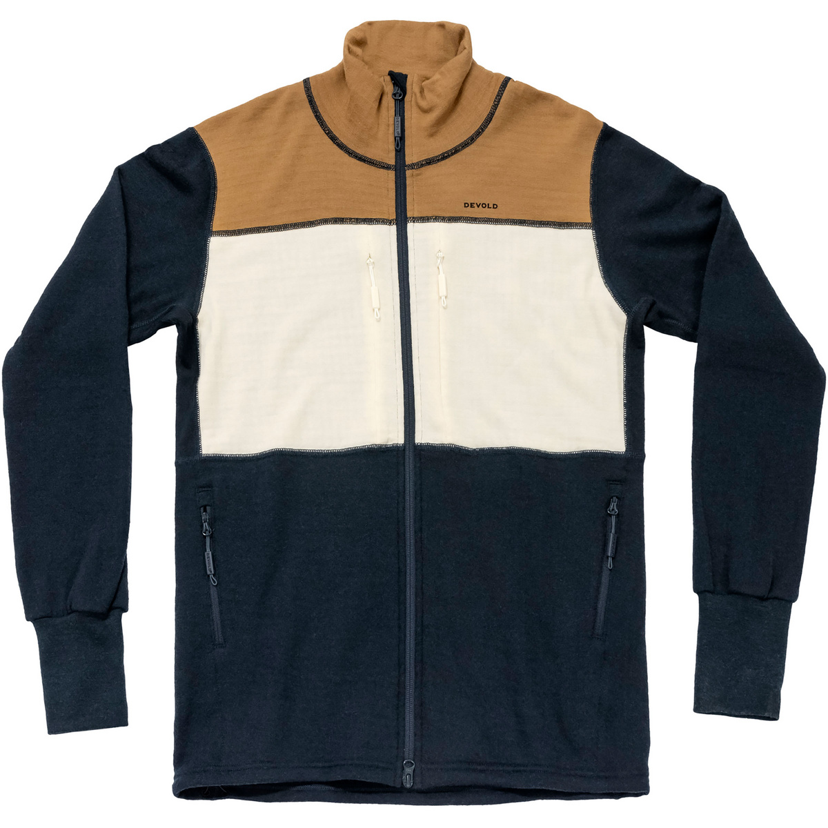Image of Devold Herren Egga Grid Merino Jacke