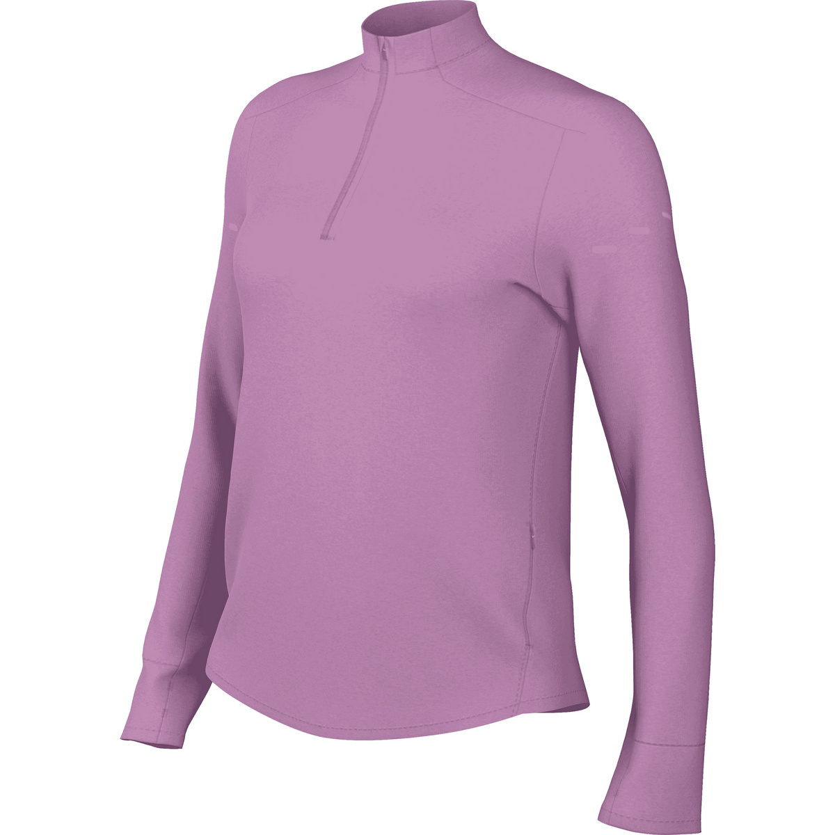 Nike Damen Swift Zip Longsleeve (Größe L, pink)