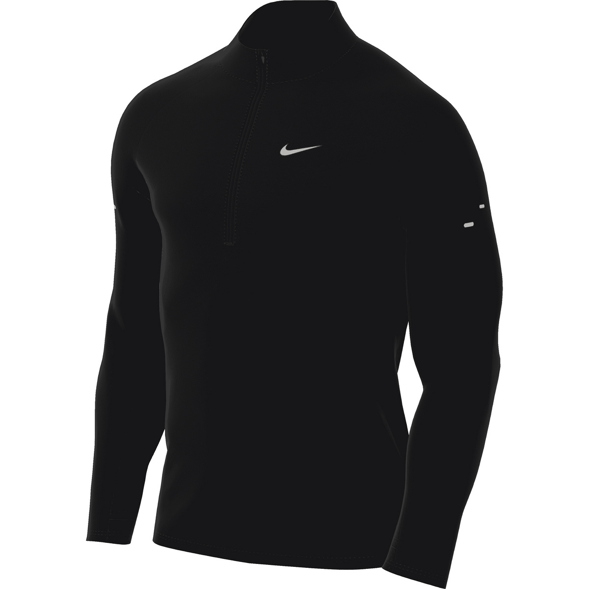 Nike Herren Stride 1/4 Zip Longsleeve (Größe L, schwarz)