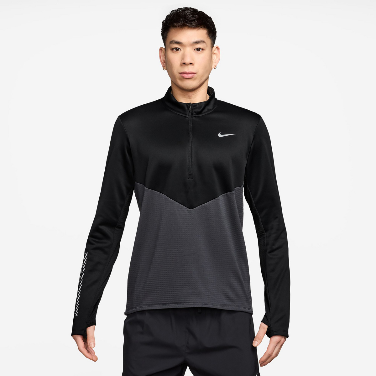 Image of Nike Herren Winterized Pacer Half Zip Longsleeve