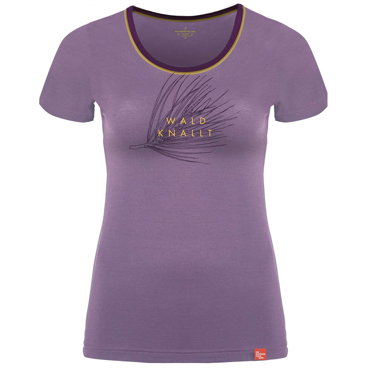 Image of Ein schöner Fleck Erde Donna Maglietta Wald Knallt