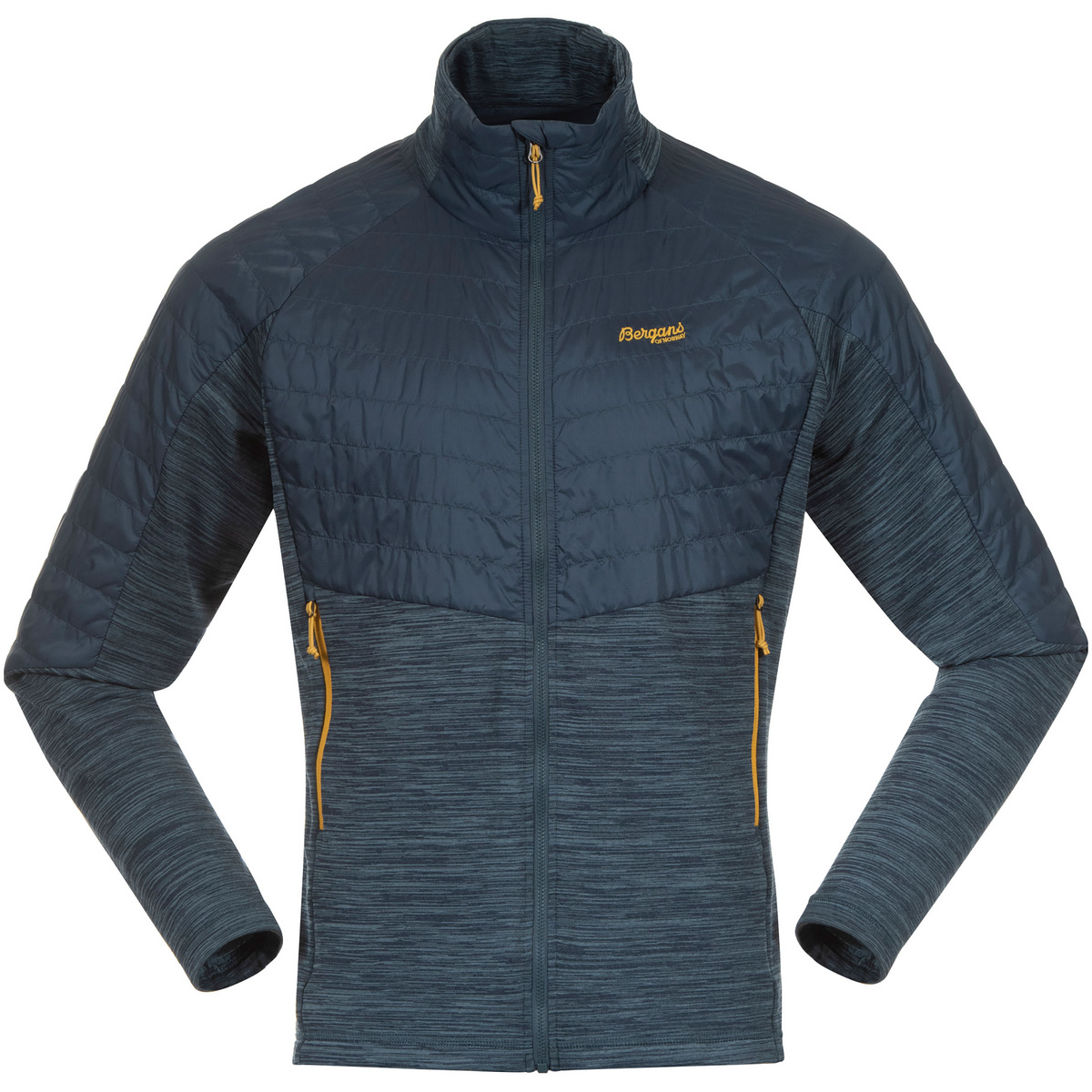 Bergans Homme Veste Romsdal Mid Hybrid (taille XL, Bleu)