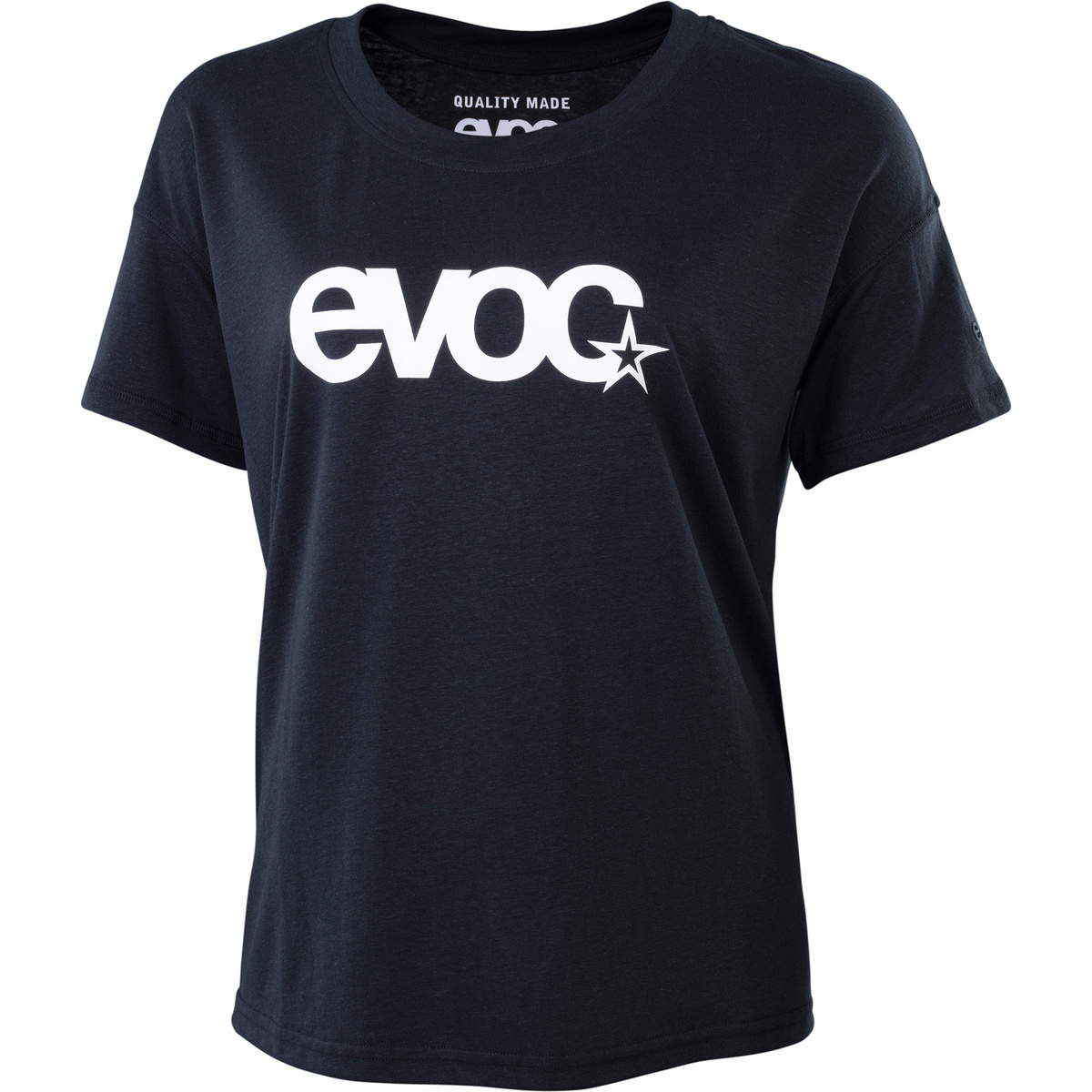 Evoc Donna Maglietta Logo (Taglia S, Nero)