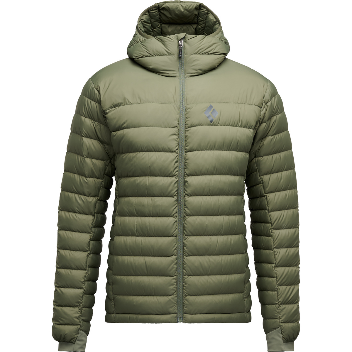 Black Diamond Herren Access Down Hoodie Jacke (Größe S, oliv)