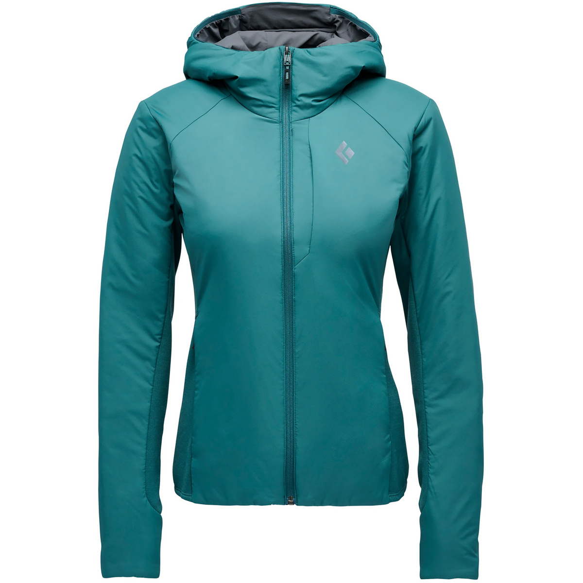 Black Diamond Damen First Light Hybrid Hoodie Jacke (Größe XL, gruen)