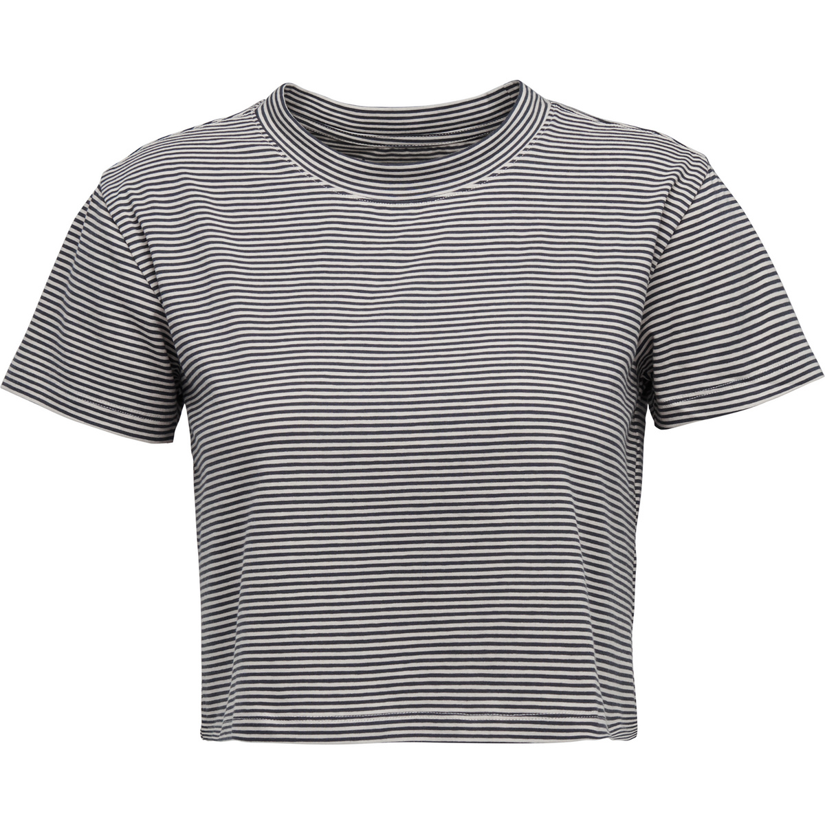 Image of Black Diamond Donna Maglietta Stripe Crop