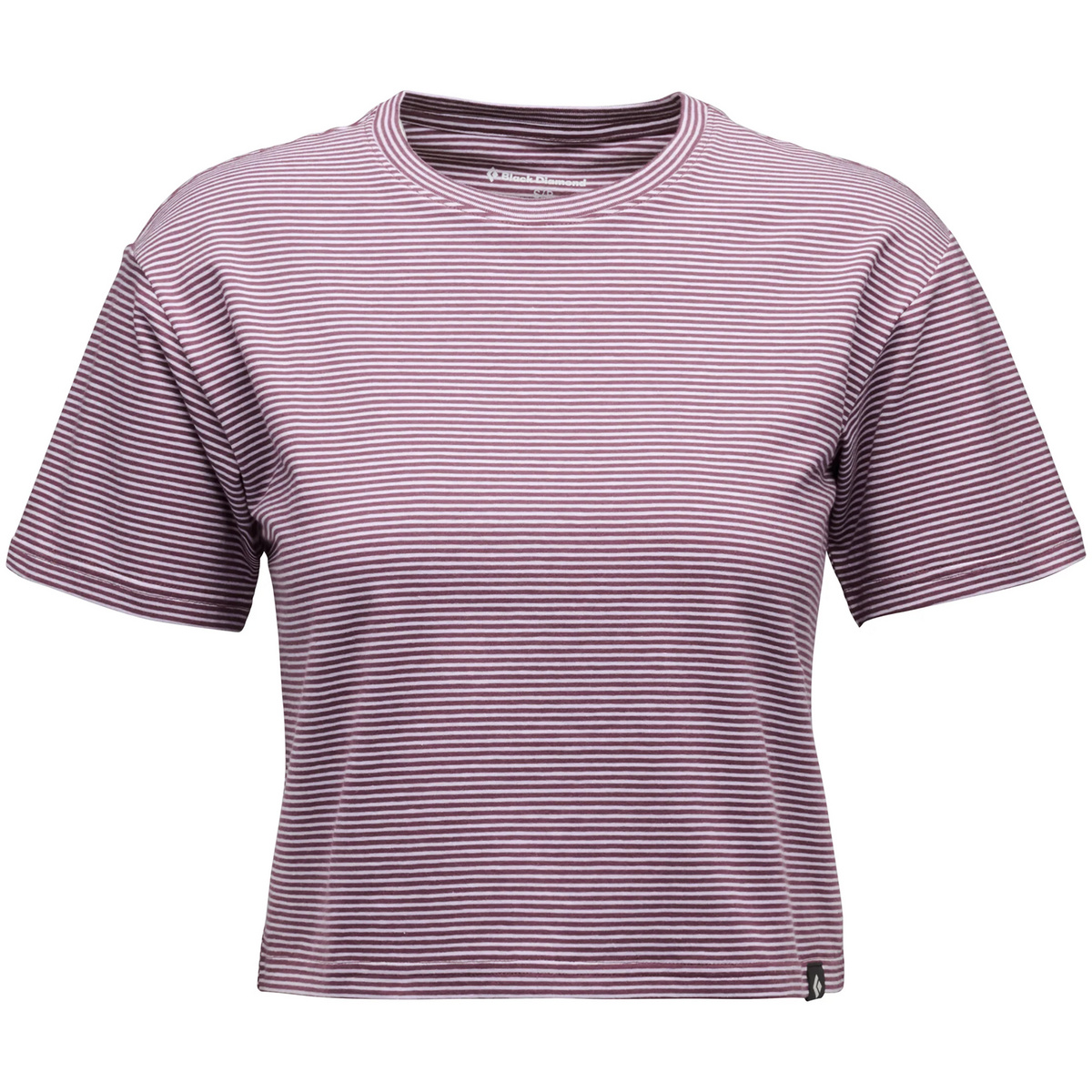 Image of Black Diamond Donna Maglietta Stripe Crop