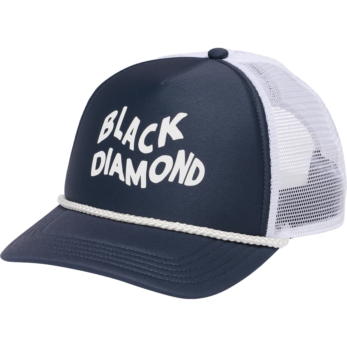 Black Diamond Flat Bill Trucker Cap (Größe ONE SIZE, blau)