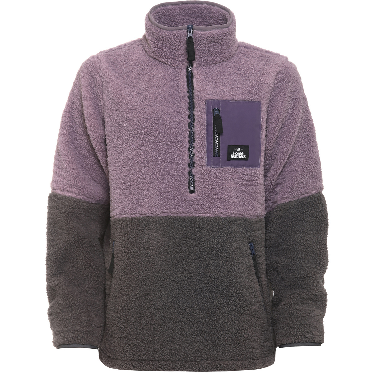 Horsefeathers Damen Elvira Fleece Pullover (Größe XL, lila)