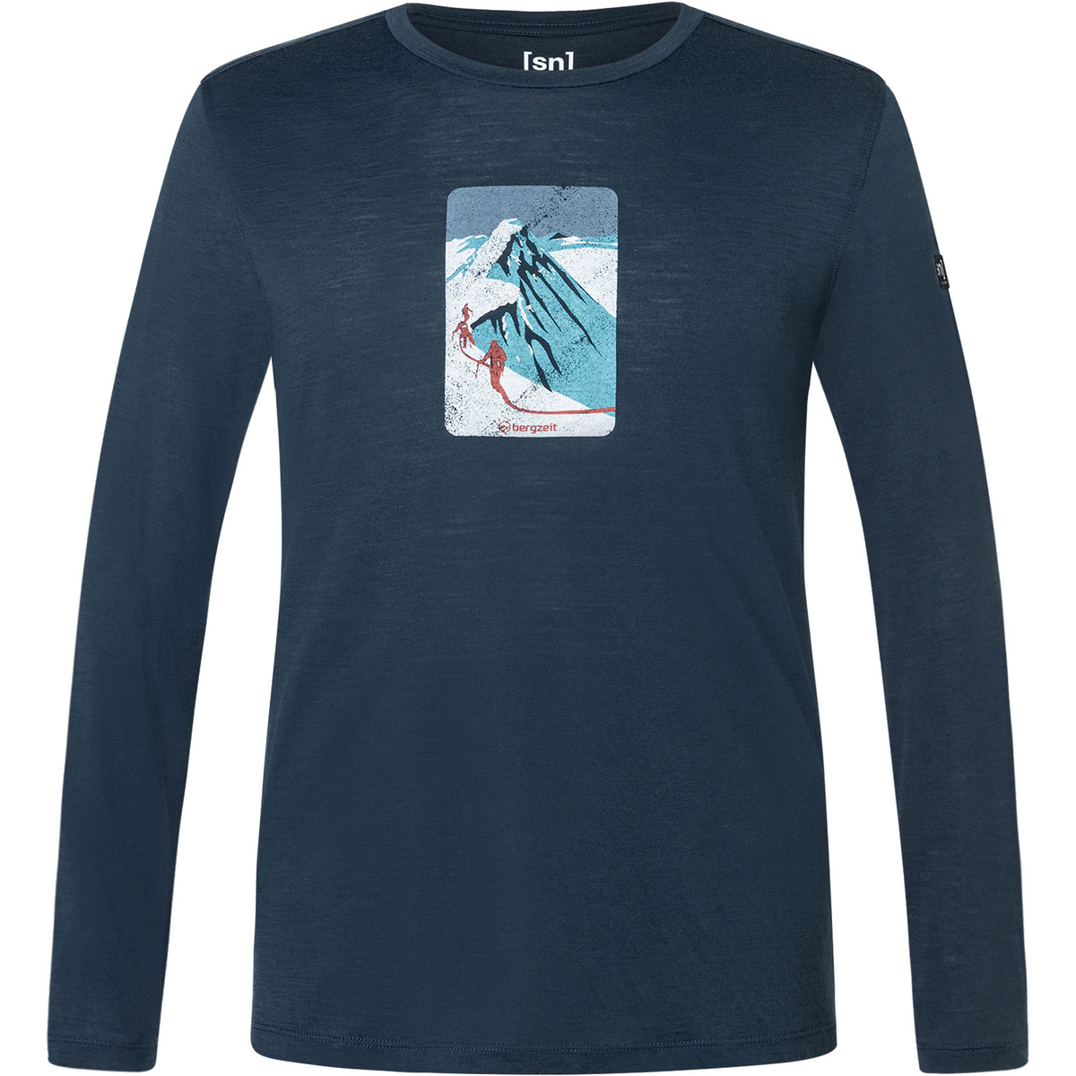 Image of Bergzeit Basics Uomo Maglia a manica lunga Super.Natural Rope Team
