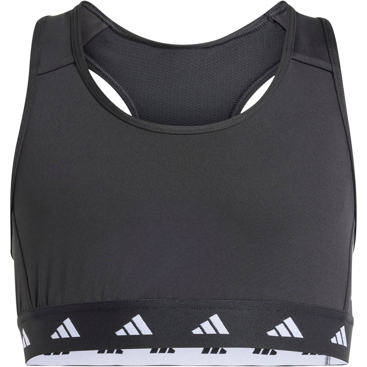adidas Bambino Reggiseno sportivo Techfit Power React (Taglia 140, Nero)