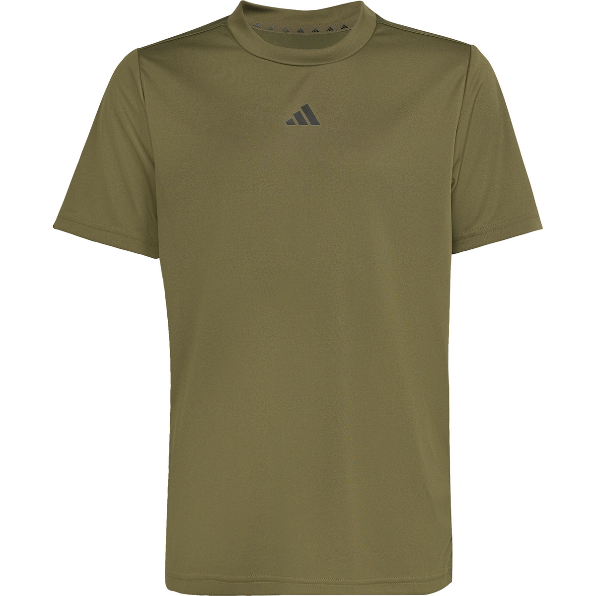 adidas Kinder Train Essentials Logo T-Shirt (Größe 176, oliv)