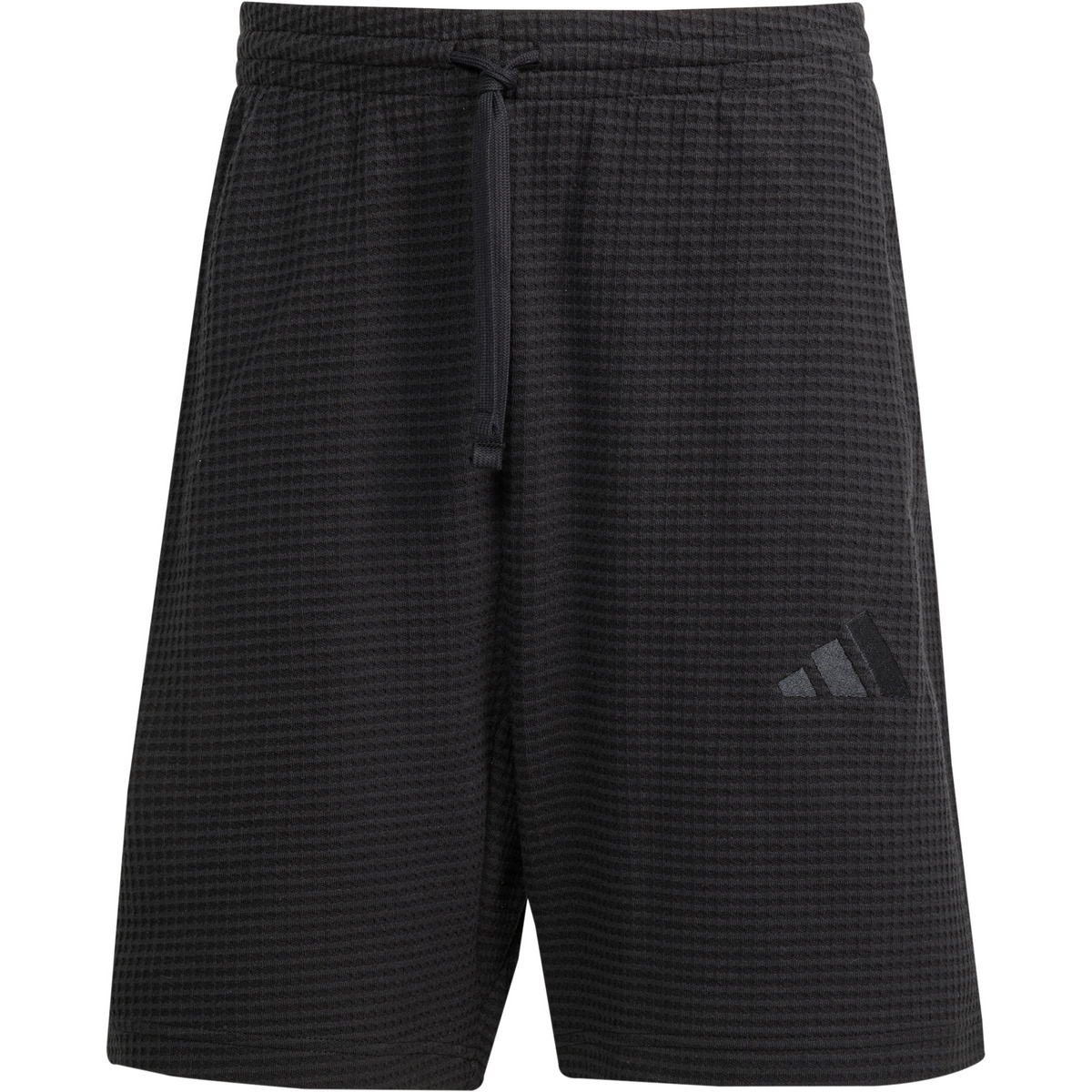 adidas Uomo Pantaloncini All Szn Waffle Knit 7-Inch (Taglia L, Nero)