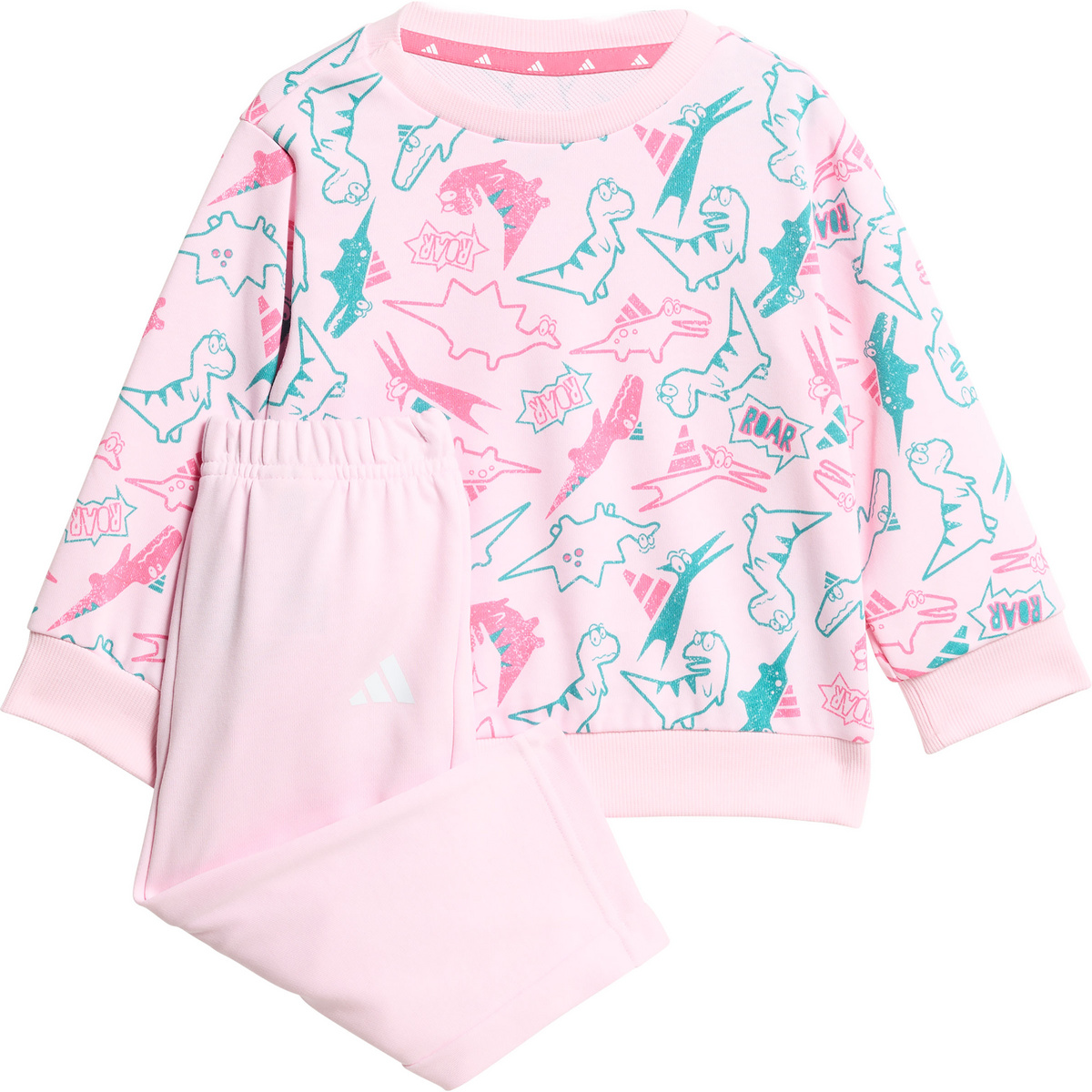 adidas Bambino Set Adiraptor French Terry Jogger (Taglia 74, rosa)
