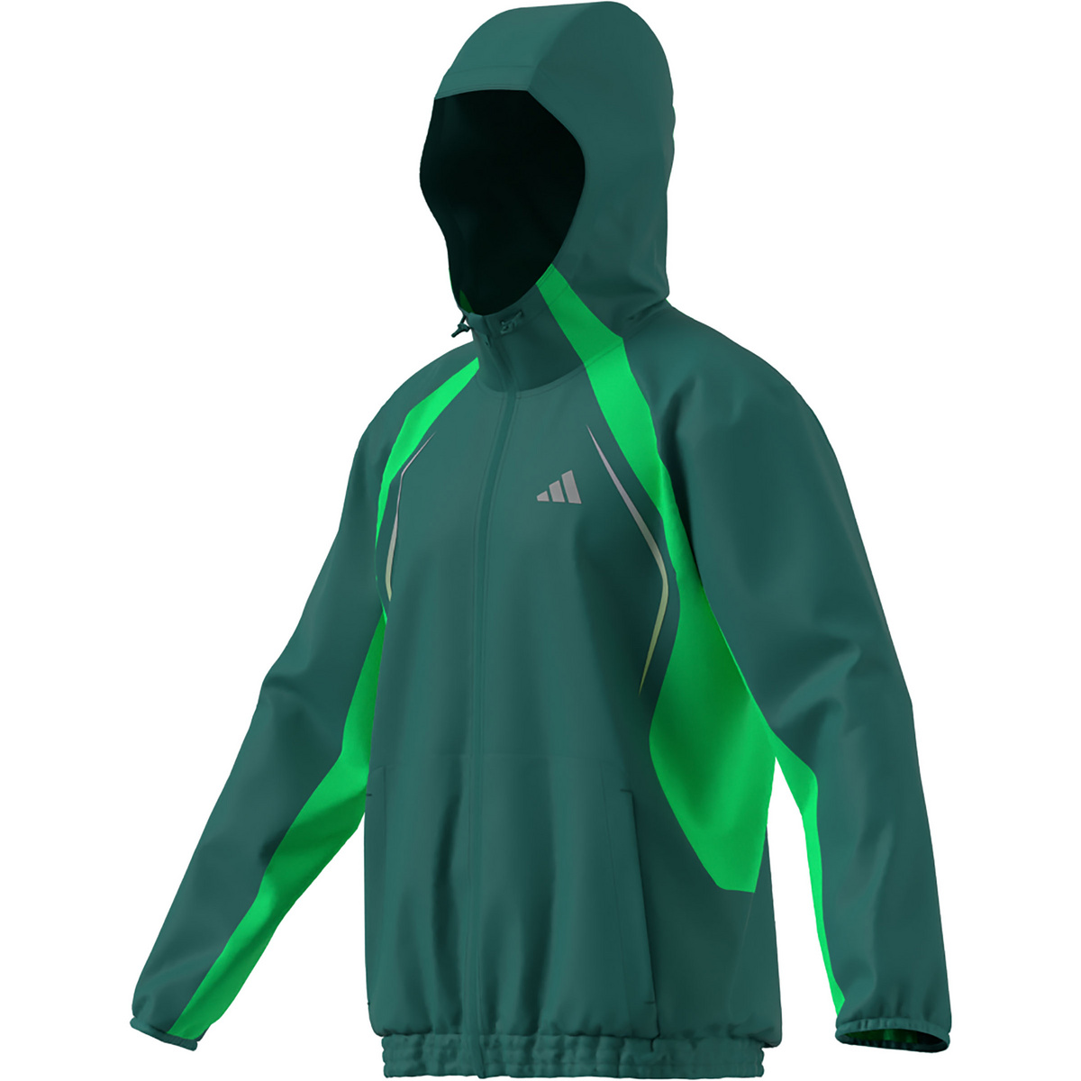 adidas Herren Tech Windbreaker Jacke (Größe M, gruen)