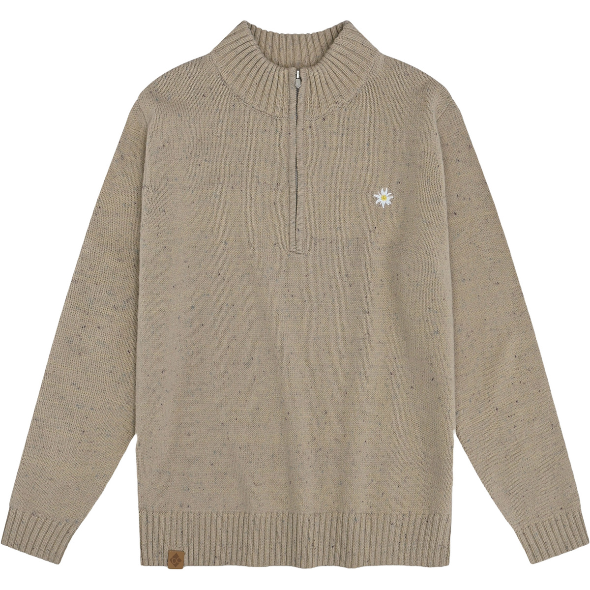 Image of Bavarian Caps Uomo Pullover Edelweiß Stricktroyer