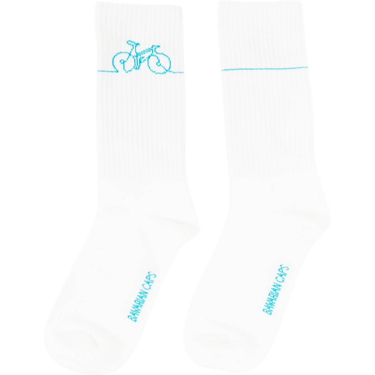 Bavarian Caps Chaussettes Radln (taille 41 , Blanc)
