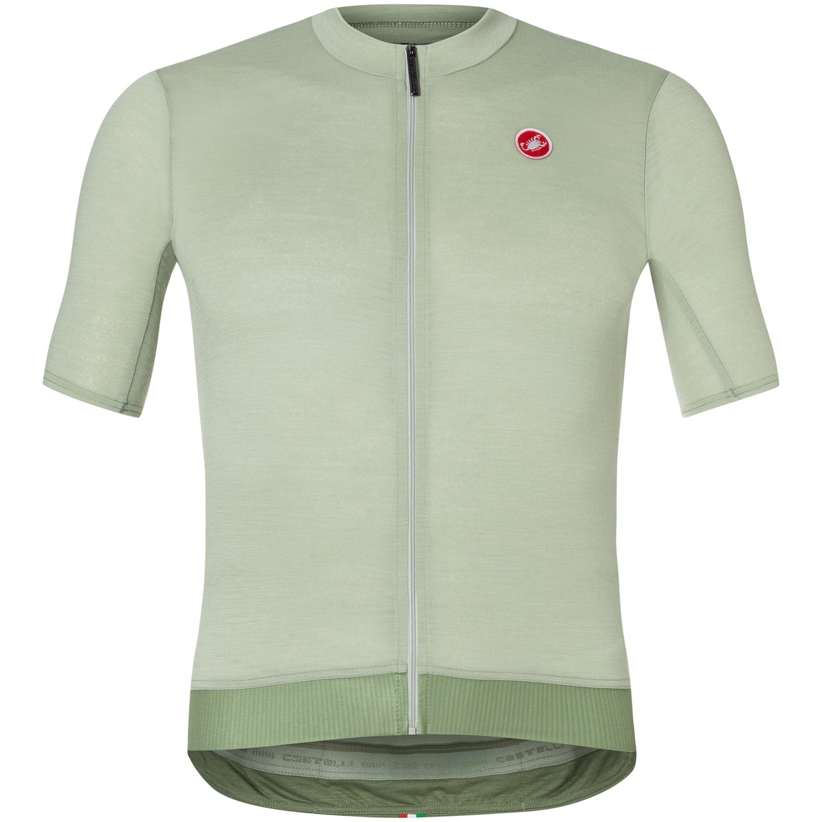 Castelli Uomo Maglia Essenza (Taglia M, Verde)