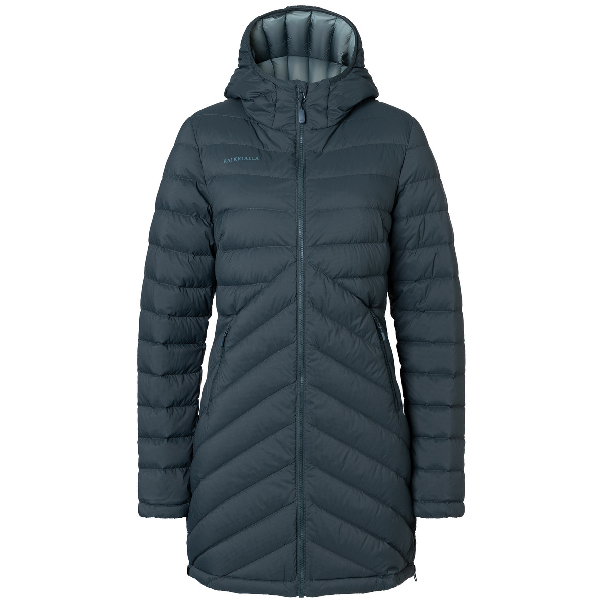 Kaikkialla Femme Manteau Niukkala Down (taille XS, Vert)
