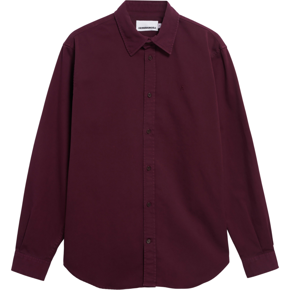 Image of Armedangels Uomo Camicia Giaalo Gmt Dye