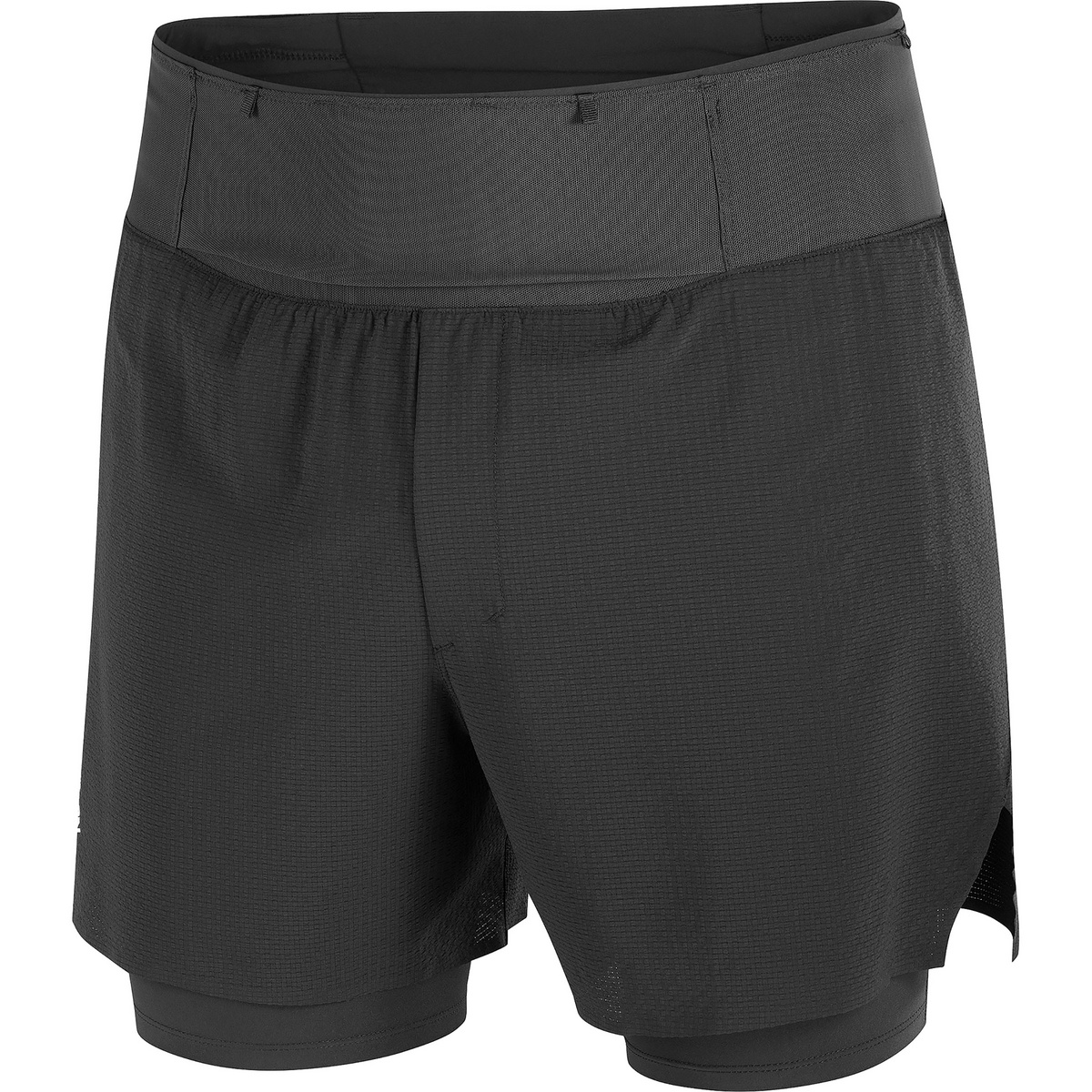 Salomon Herren Sense Aero 2in1 5" Shorts (Größe S, schwarz)