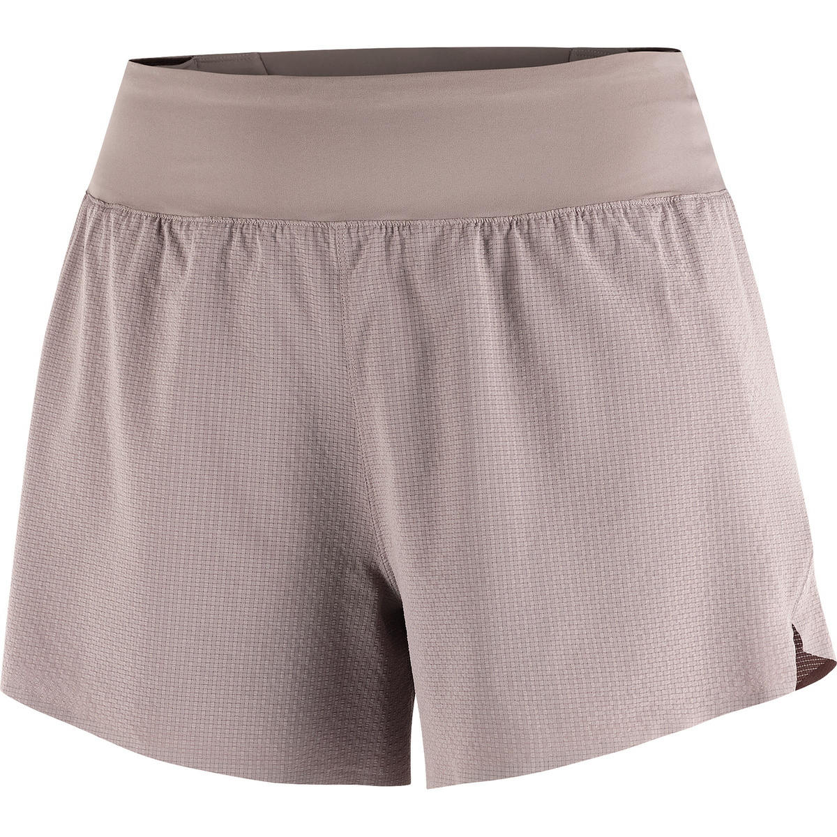 Salomon Damen Sense Aero Stow 4" Shorts (Größe L, beige)